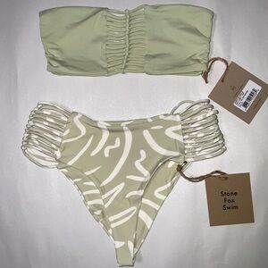 Stone fox swim Aloe wash 2 piece bikini